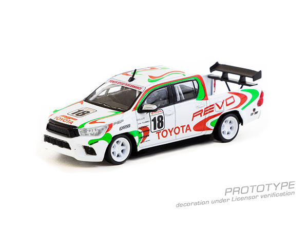 1/64 Toyota Hilux White[Tarmac Works]