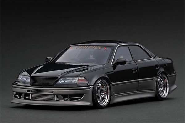 1/18 VERTEX JZX100 MARK-II Black/Gun Metallic[イグニッションモデル