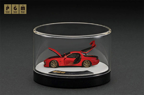 1/64 Mazda RX-7 Red-Rotating display ※回転台座バージョン[PGM