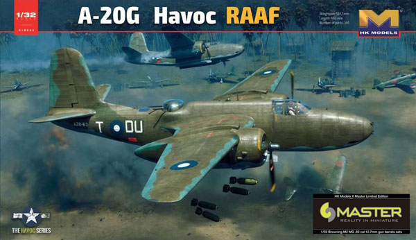 1/32 A-20G ハボック RAAF (マスターバージョン) プラモデル[HK MODEL]