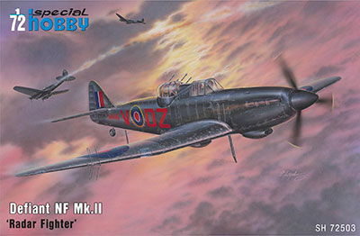 1/72 英・ボールトンポール・デファイアントNF Mk.II夜間戦闘機