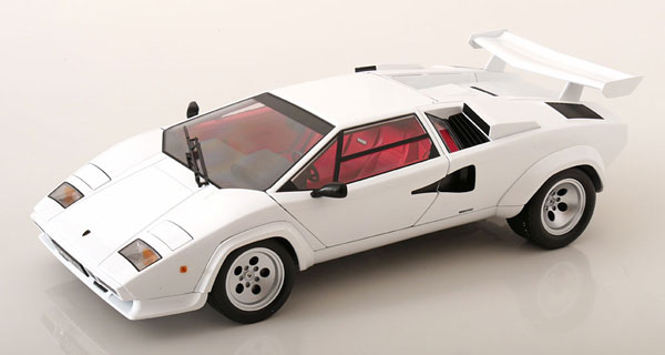 1/12 ランボルギーニ カウンタック LP 5000S QV 1985 white[KKスケール] 同梱不可