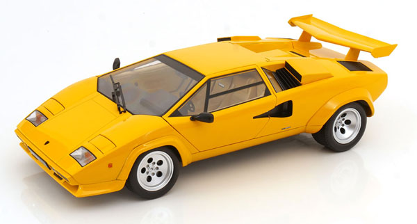 1/12 ランボルギーニ カウンタック LP 5000S QV 1985 yellow[KKスケール] 同梱不可