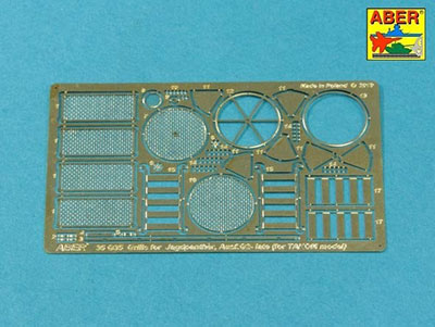 1/35 独・パンターG型＆ヤークトパンターG2後期用エンジングリル(タコム)[アベール]