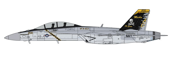 ハセガワ 1/48 F/A-18F SUPER HORNET  VFA-103 F/A-18F Super Hornet VFA-103 `Jolly Rogers` 75th Anniversary