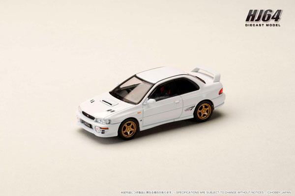 1/64 スバル インプレッサ PURE SPORTS COUPE WRX type R STi Version (GC8) フェザーホワイト[ホビージャパン]