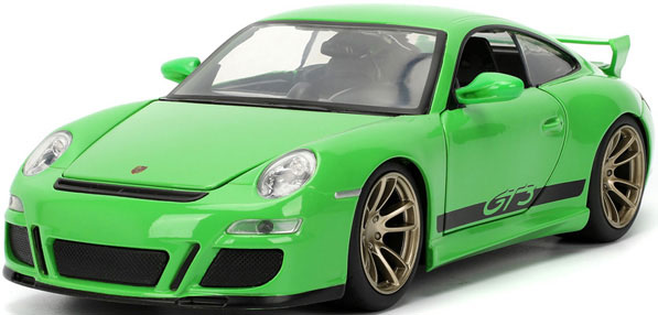 1/24 Fast X ポルシェ 911 GT3 (997) グリーン (ディオゴ)[Jada Toys]