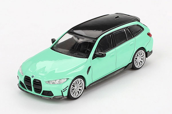 1/64 BMW M3 Mパフォーマンス ツーリング ミントグリーン(左ハンドル)[MINI GT]