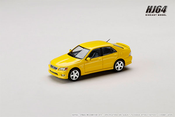 1/64 LEXUS IS 200 (E10) 1999 イエロー[ホビージャパン]《発売済・在庫品》
