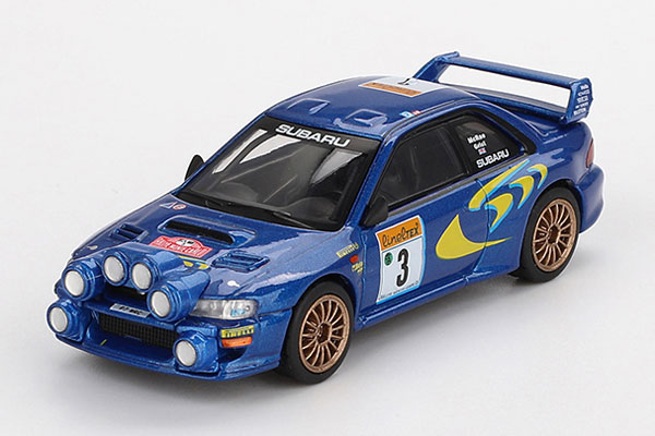1/64 スバル インプレッサ WRC98 モンテカルロラリー 1998 3位入賞車 #3(左ハンドル)[MINI GT]《０７月予約》