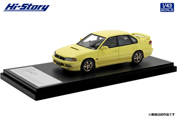 1/43 SUBARU LEGACY RS (1997) カシミヤイエロー[ハイストーリー]