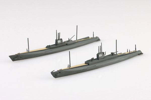 1/700 ウォーターライン No.431 日本海軍 潜水艦 伊1、伊6 プラモデル[アオシマ]《発売済・在庫品》