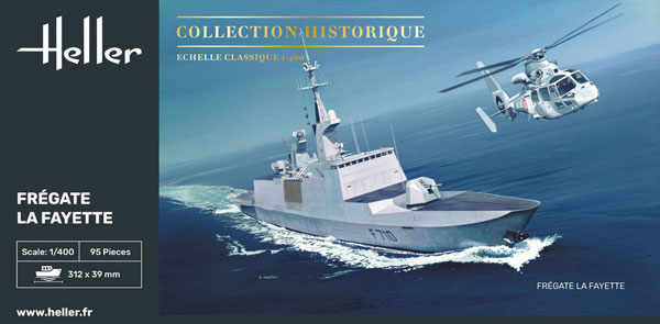 再生産】1/400 フランス海軍 フリゲート艦 ラファイエット