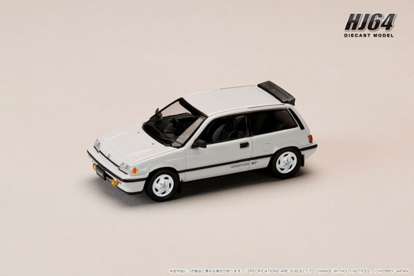 1/64 ホンダ CIVIC (AT) LATE VERSION / 純正オプションパーツ付 ホワイト[ホビージャパン]