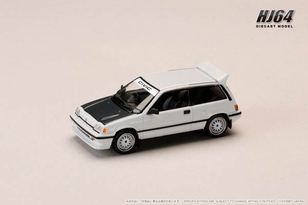 1/64 ホンダ CIVIC (AT) LATE VERSION / JDM Street Racer ホワイト[ホビージャパン]