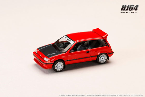 1/64 ホンダ CIVIC (AT) LATE VERSION / JDM Street Racer レッド[ホビージャパン]