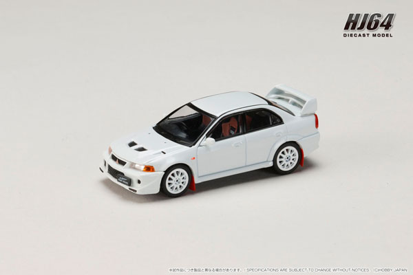 1/64 三菱 ランサー GSR エボリューション 6 (T.M.E) (CP9A) 2000 マッドフラップ付き スコーティアホワイト[ホビージャパン]