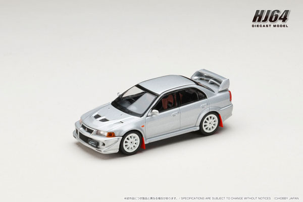1/64 三菱 ランサー GSR エボリューション 6 (T.M.E) (CP9A) 2000 マッドフラップ付き サテライトシルバーメタリック[ホビージャパン]