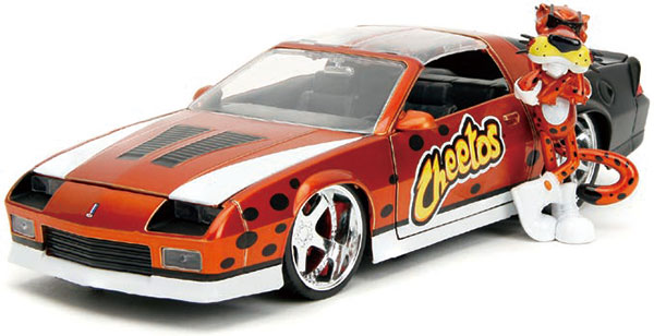 1/24 シボレー カマロ Z28 1985 ダイキャストミニカー + チェスター・チーターフィギュア[Jada Toys]《在庫切れ》