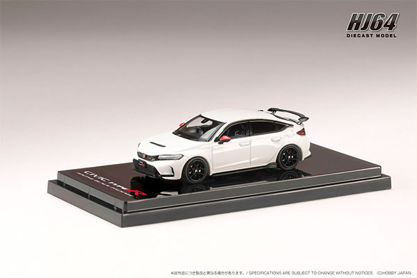 ホビージャパン 1/43 シビックtypeＲ(ホワイト、グレー、ブラック)3台 ホビージャパン 1/43 シビックtypeR(ホワイト、グレー
