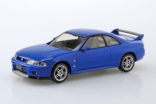 楽プラ スナップキット No.21-BE ニッサン R33 スカイラインGT-R(ブルー) プラモデル[アオシマ]《発売済・在庫品》