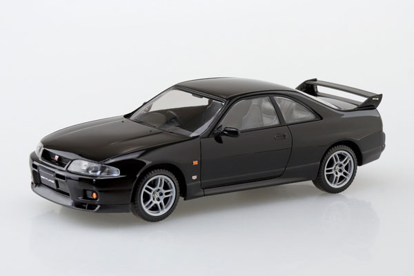 楽プラ スナップキット No.21-BK ニッサン R33 スカイラインGT-R(ブラック) プラモデル[アオシマ]《０８月予約》