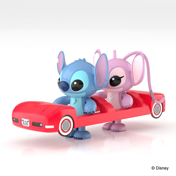 楽プラ トコトコ No.DP-18 ディズニー キャラクター スティッチ＆エンジェル プラモデル[アオシマ]