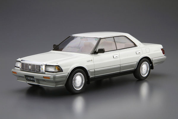 ザ・モデルカー No.87 1/24 トヨタ UZS131 クラウン ロイヤルサルーンG ’89 プラモデル（再販）[アオシマ]《０１月予約》