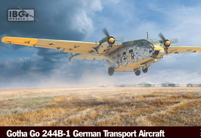 1/72 独・ゴータGo244B-1双発輸送機1942 プラモデル[IBG]《05