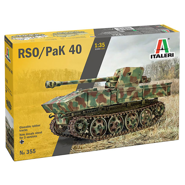 1/35 WW.II ドイツ軍 7.5cm PaK40/4搭載型 RSO プラモデル（再販
