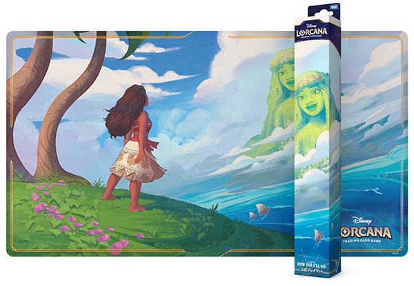 【オープニング 大放出セール】 ディズニー・ロルカナ・TCG 日本語版 公式プレイマット「HOW FAR サプライ・アクセサリ・グッズ