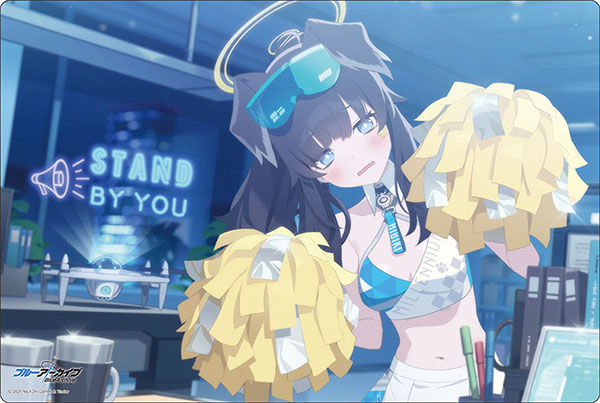 α1 ブルーアーカイブ 応援団＆照れる 猫塚ヒビキ スリーブ&プレイマット α1 ブルーアーカイブ 応援団＆照れる 猫塚ヒビキ スリーブ