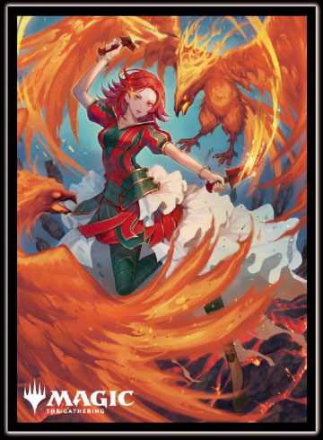 マジック：ザ・ギャザリングプレイヤーズカードスリーブ MTGS-333『ファウンデーションズ』≪炎の踊り手、リオーニャ≫[エンスカイ]《発売済・在庫品》