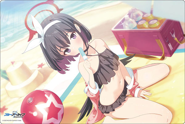 ブシロード ラバーマットコレクション V2 Vol.1761 ブルーアーカイブ『マシロ(水着)』メモリアルロビーイラストver.[ブシロード]《発売済・在庫品》