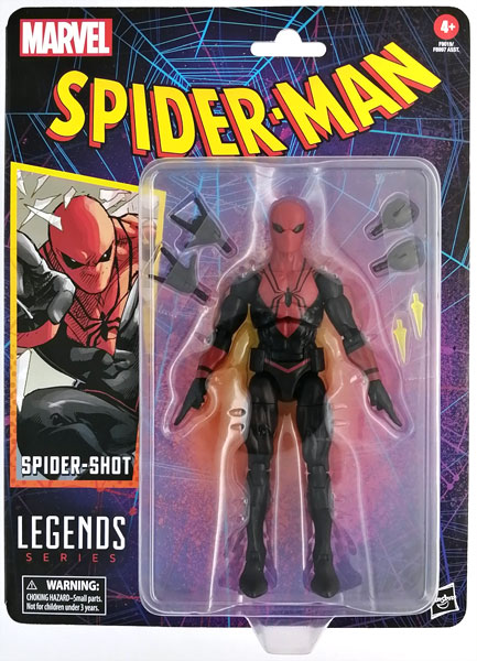 【中古】(本体A/箱B)マーベル・レジェンドCLASSIC 6インチ・アクションフィギュア スパイダーマンシリーズ スパイダーショット[コミック][ハズブロ]《発売済・在庫品》