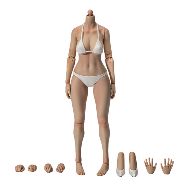 1/6 ナローショルダー フィメールボディ ラージバスト ライトウィートスキン[True 1 Toys]《０９月仮予約》
