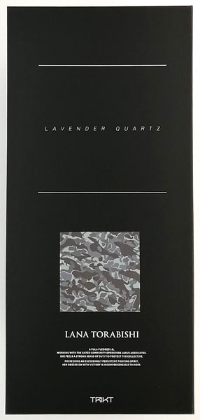 LAVENDER QUARTZ 十羅菱らな ブルー迷彩バージョン 完成品フィギュア