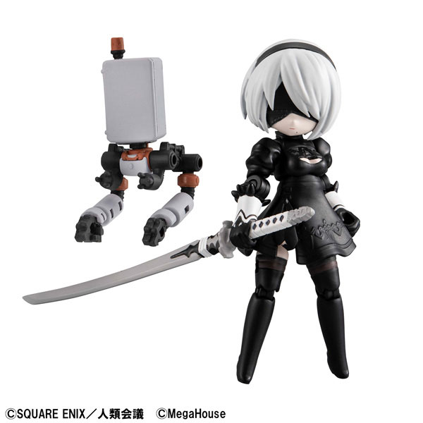 デスクトップアーミー NieR：Automata Ver1.1a コラボ 2B 可動フィギュア[メガハウス]《１０月予約》