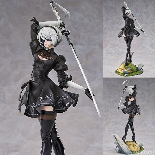 2B(ヨルハ二号B型) NieR：Automata Ver1.1a 1/7スケール 塗装済完成品フィギュア グッドスマイルアーツ上海 の画像