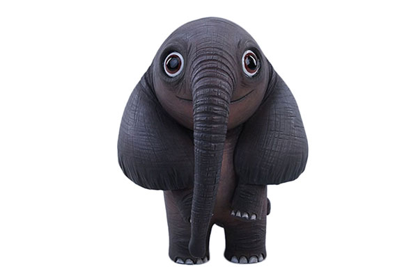 ゾウのあし タカラトミー アニア AS-02 アフリカゾウ(オレンジ付き) 通販
