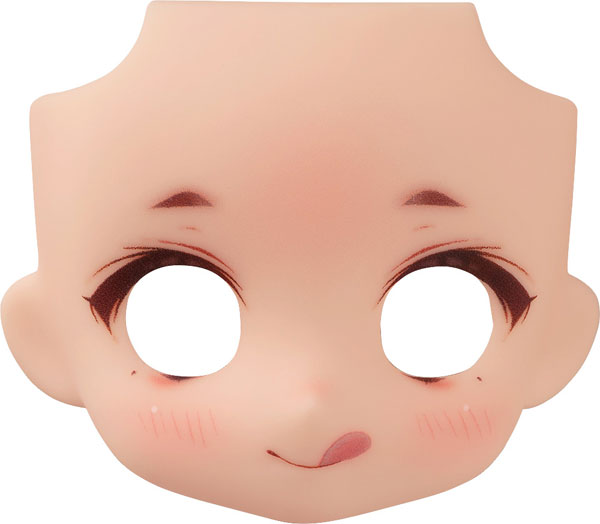 ねんどろいどどーる かすたむフェイス Make Up！：れにゃ01(peach)[グッドスマイルカンパニー]