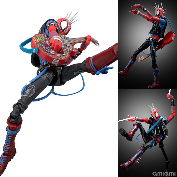 スパイダーマン：アクロス・ザ・スパイダーバース SVアクション スパイダー・パンク アクションフィギュア[千値練]