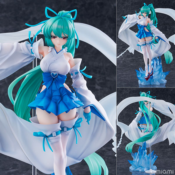 魔法少女にあこがれて マジアアズール 薄氷巫女 1/7 完成品フィギュア[ウイング]