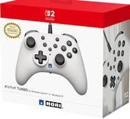 ホリパッド TURBO for Nintendo Switch 2 ， Windows PC(ホワイト)[ホリ]《在庫切れ》