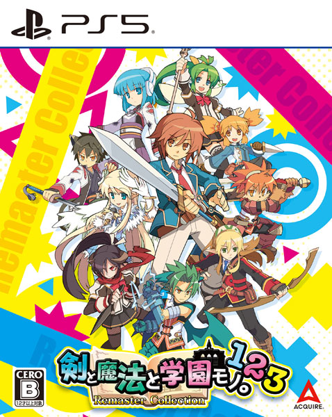 PS5 剣と魔法と学園モノ。1 2 3 Remaster Collection 限定版[アクワイア]《０９月予約》