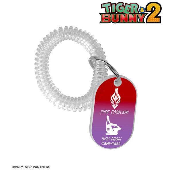 TIGER ＆ BUNNY 2 ファイヤーエンブレム＆スカイハイ ロッカーキー風アクリルキーホルダー[アルマビアンカ]《０７月予約》