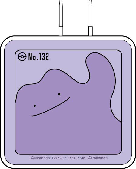 ポケットモンスター USB/USB Type-C ACアダプタ メタモン[グルマンディーズ]