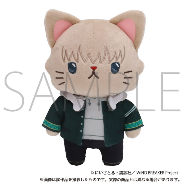 WIND BREAKER withCATアイマスク付きぬいぐるみキーホルダー 梶蓮[ムービック]《０７月予約》