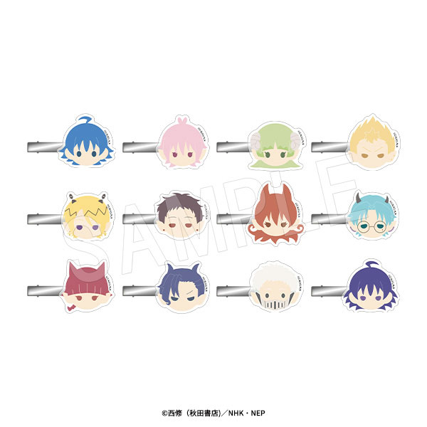 魔入りました！入間くん アクリルヘアクリップ 12個入りBOX[中外鉱業]《発売済・在庫品》