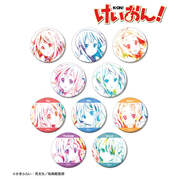けいおん 缶バッチ10個セット けいおん！ トレーディングマット缶バッジ vol.4 10個入りBOX